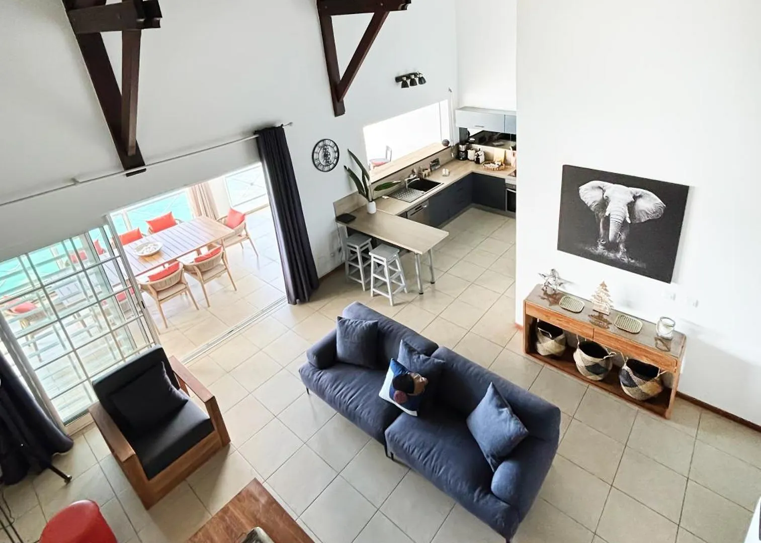 Le Grand Bleu T5 Haut Standing, Vue Mer Et Pieds Dans L'Eau Les Trois-Ilets Apartamento