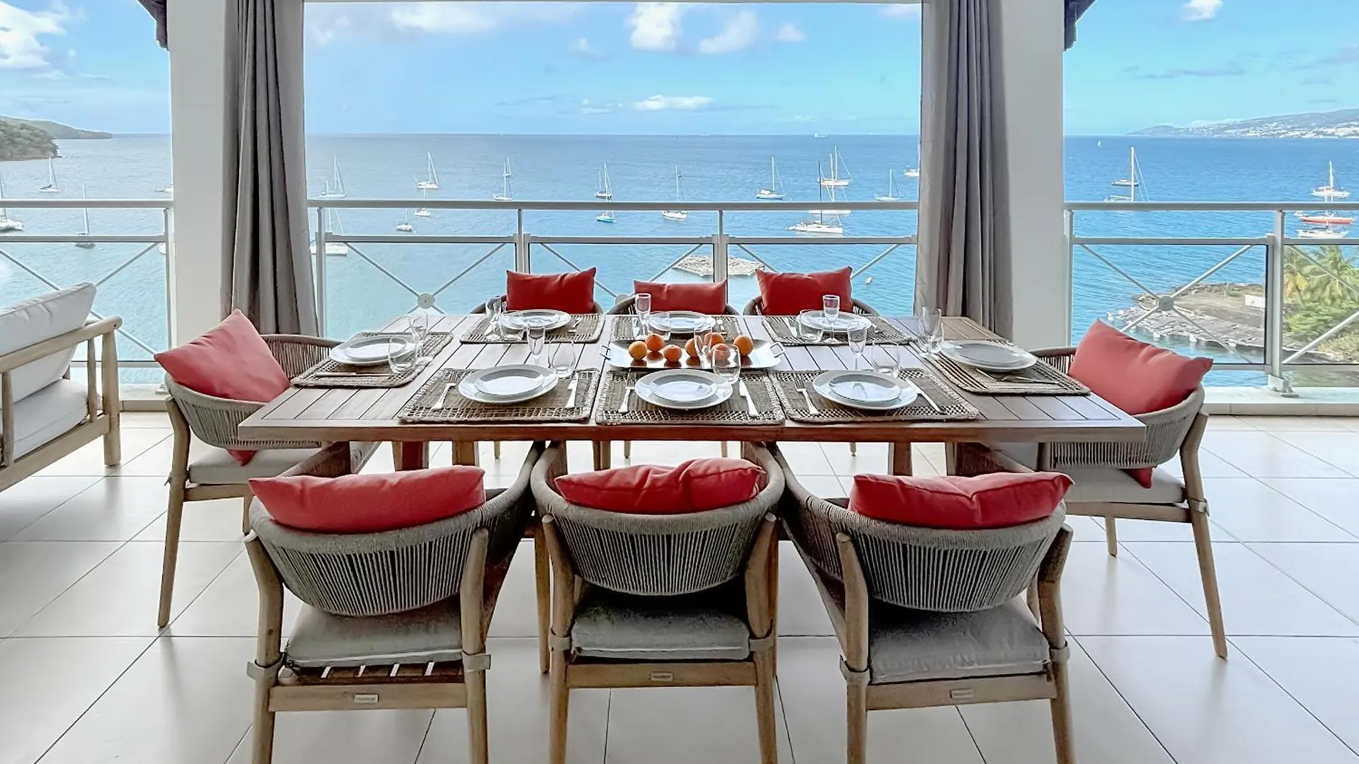 Apartamento Le Grand Bleu T5 Haut Standing, Vue Mer Et Pieds Dans L'Eau Les Trois-Ilets