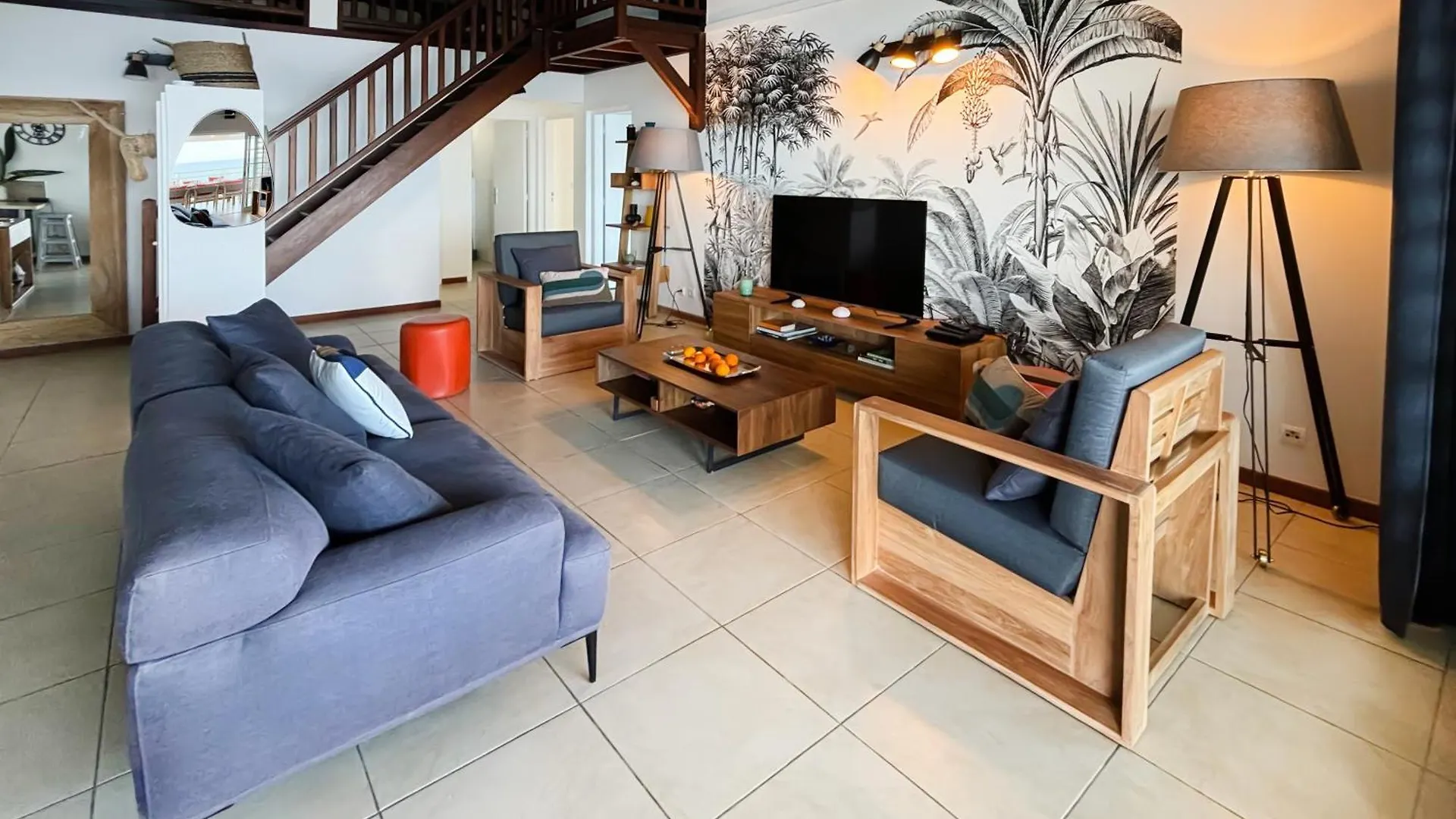 Apartment Le Grand Bleu T5 Haut Standing, Vue Mer Et Pieds Dans L'Eau Les Trois-Ilets