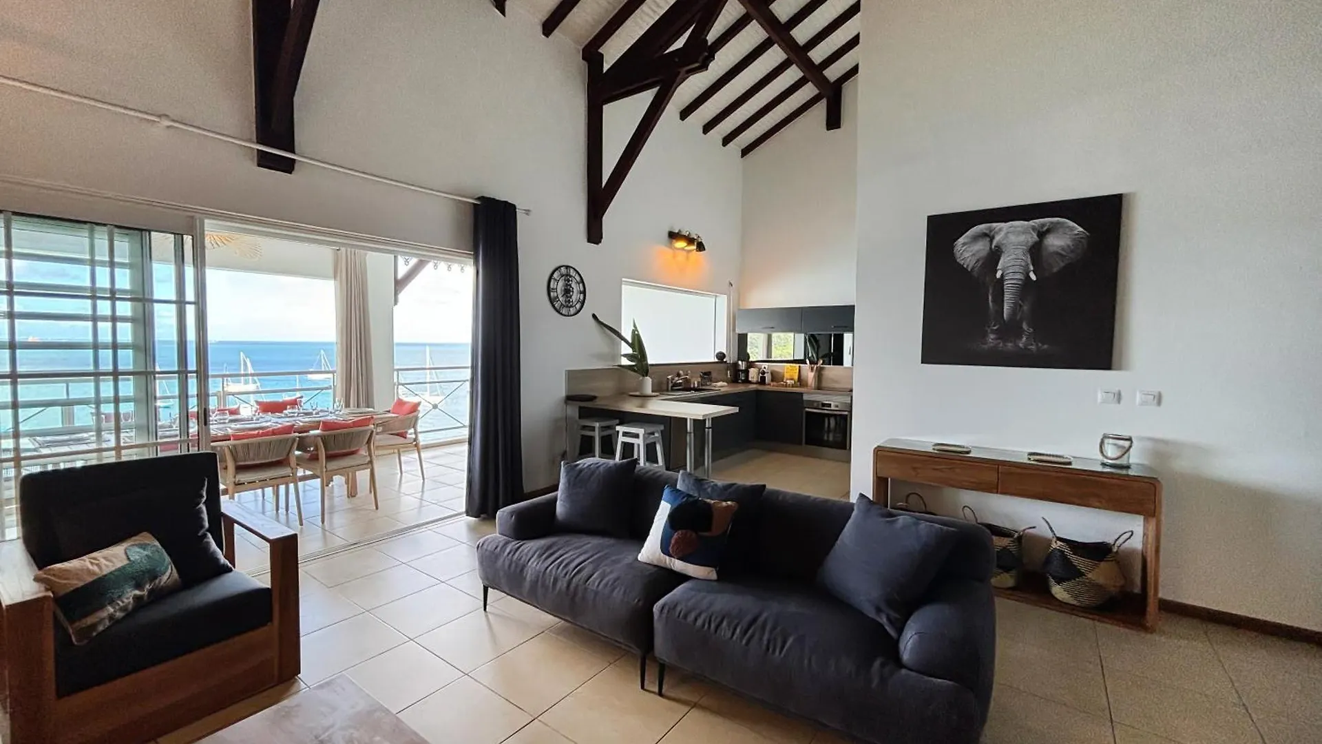 Le Grand Bleu T5 Haut Standing, Vue Mer Et Pieds Dans L'Eau Les Trois-Ilets