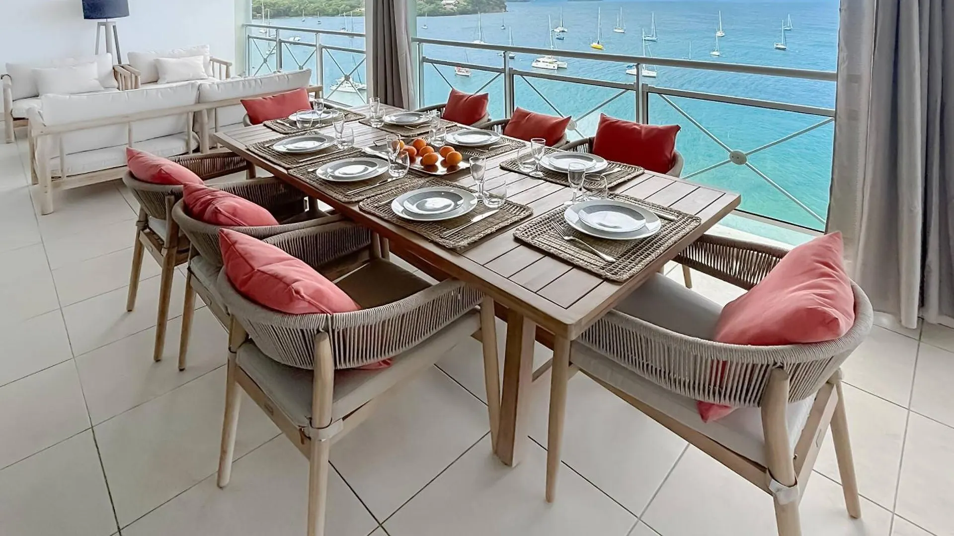 Le Grand Bleu T5 Haut Standing, Vue Mer Et Pieds Dans L'Eau Les Trois-Ilets Martinique