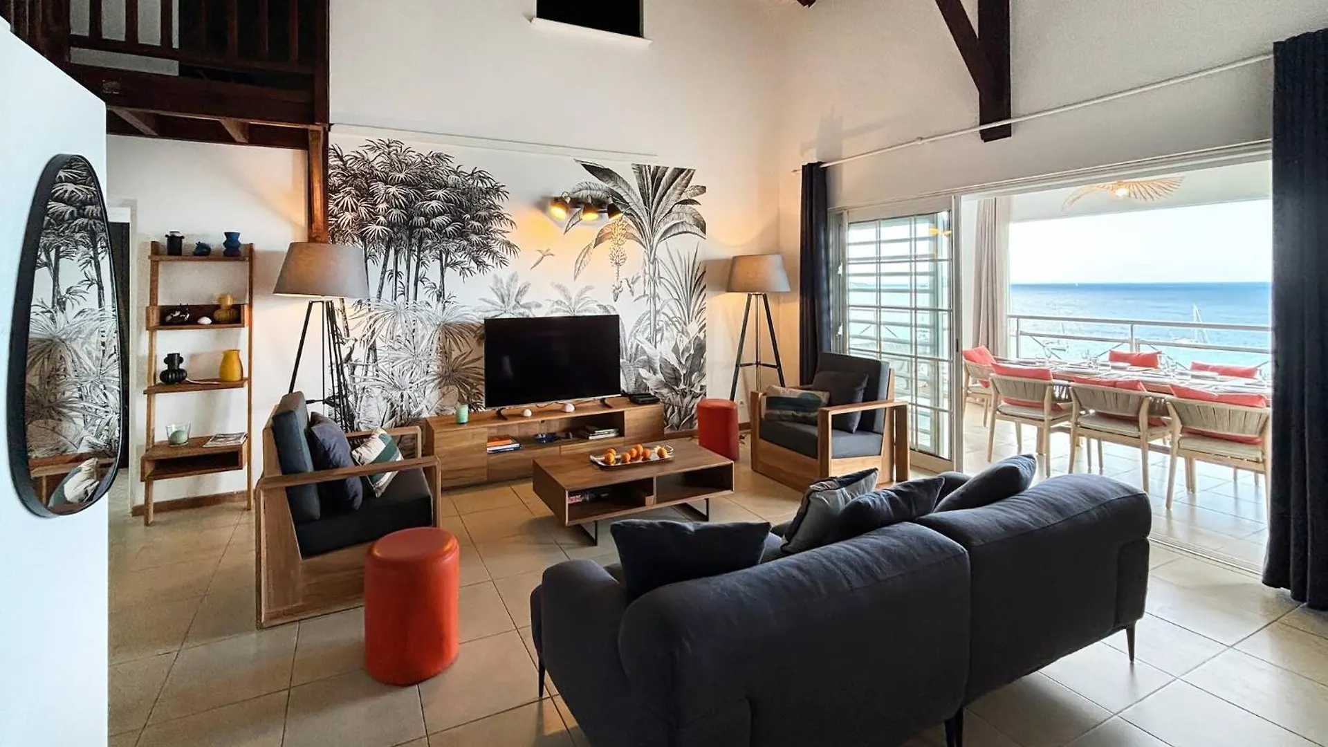 Apartment Le Grand Bleu T5 Haut Standing, Vue Mer Et Pieds Dans L'Eau Les Trois-Ilets Martinique